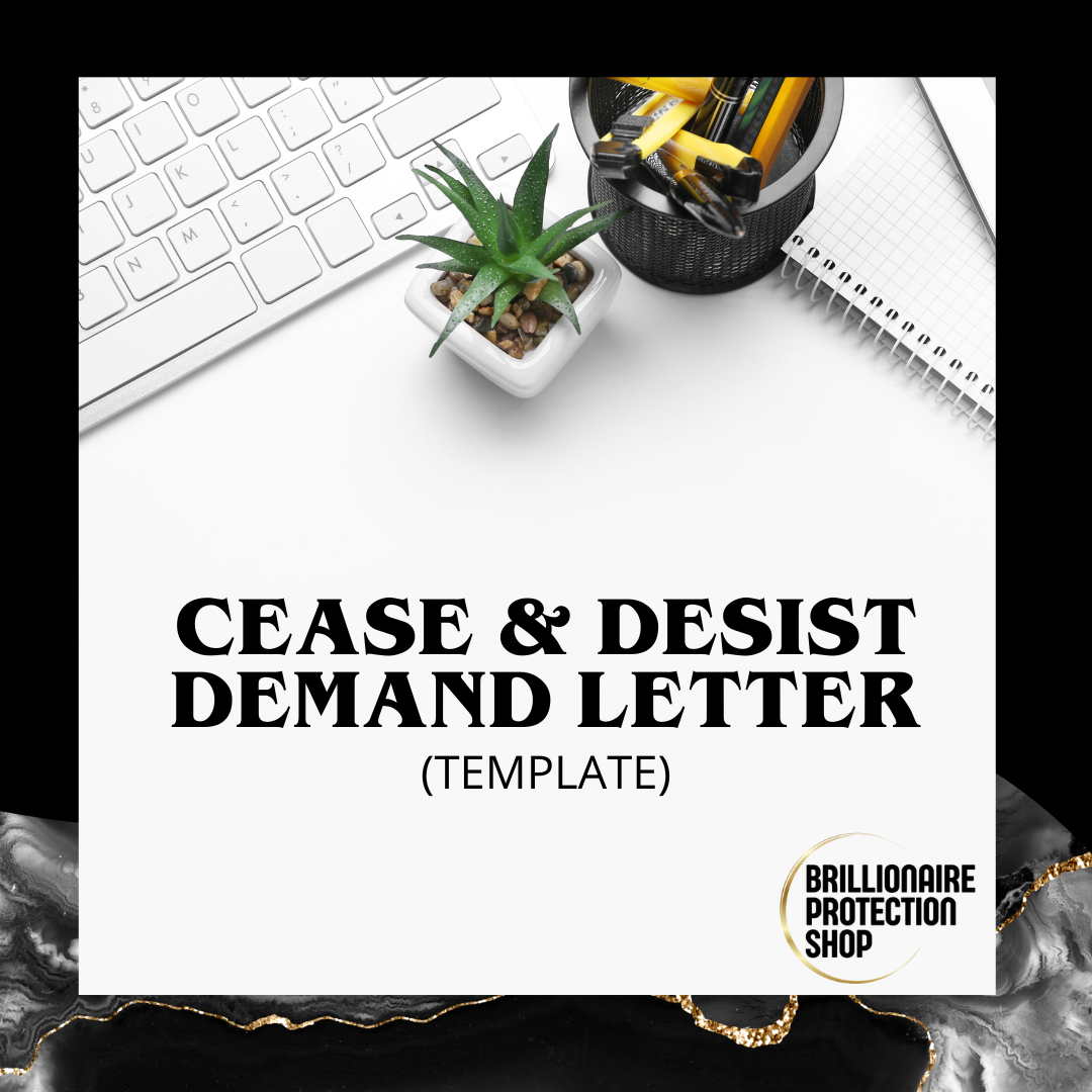 Cease & Desist Demand Letter Template