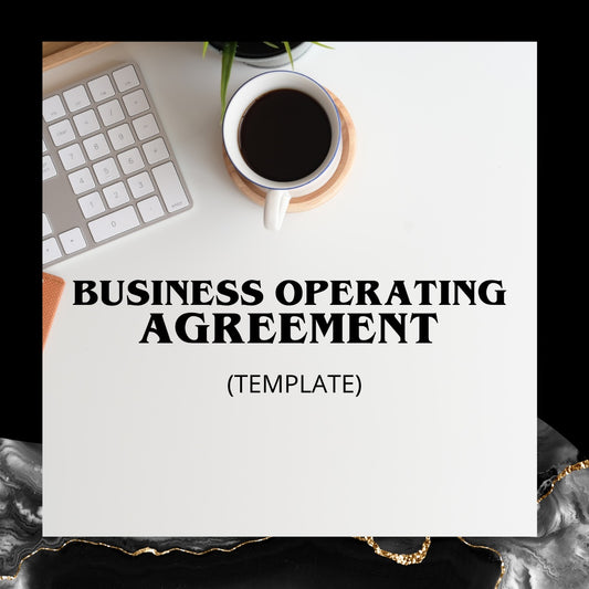 Business Operating Agreement - Single Member LLC